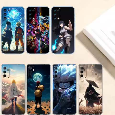 DI6 Anime Naruto Uzumaki Transparent Phone Case for Motorola Moto G7 G8 G9 G84 G85 G73 G24 G15 Z2 Pl