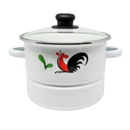 Jago boiler pan + glass lid measuring 20cm