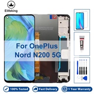 100% Tested LCD For OnePlus Nord N200 5G DE2118 Display Touch Screen Assembly With Frame DE2117 Repl