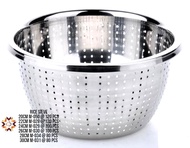 Bakul Lubang Stainless Steel Rice Sieve