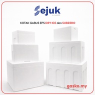 Sejuk Foam Box Gabus EPS Dry Ice Gel Pack Frozen Delivery