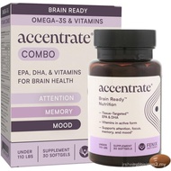 Brain Supplement for Natural Focus & Attention | for Kids | Active B Vitamin & Omega-3 Combo | Vitam