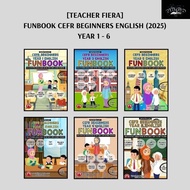 (NB) ENGLISH WORKBOOK: CEFR BEGINNERS ENGLISH FUNBOOK YEAR 1.2.3.4.5.6 (2025) - READY STOCK