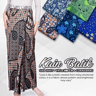Kain Batik Siap Jahit + Getah + Zip (Random)