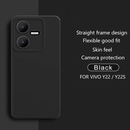 Promo Soft Case VIVO Y22 / VIVO Y22S 4G Case Liquid Macaron Pro Camera Premium Case Anti Bekas Sidik