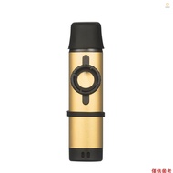 (andoer)Aluminum Alloy Kazoo Woodwind Instrument Musical Instrument for Beginners Gold