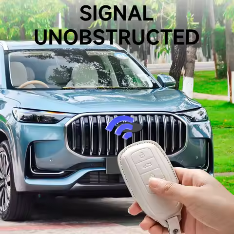 Genuine Leather Car Key Case Cover Key Bag For Chery Jaecoo J7 J8 7 Tiggo 8plus 5 Plus 7pro Max Omod