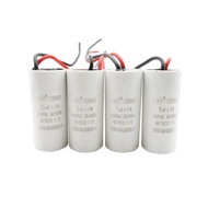 ((8.11) CBB60 Washing Machine Capacitor 1.2/2.5/3/3.54/6/8/9/10UF Drying Removal Pump Start Capacito