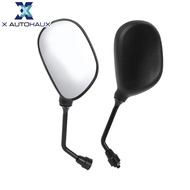 X AUTOHAUX Universal Motorcycle Rear View Mirrors Adjustable Side Rearview Mirror Aluminum Plastic 1