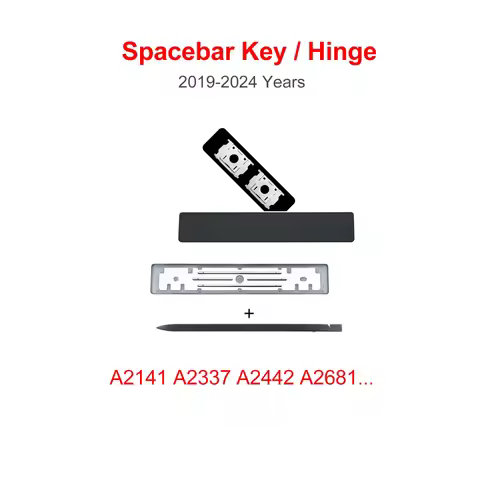 Scissor Hinge Bracket Spacebar Keycap Replacement Parts For MacBook Air Pro A2141 A2179 A2251 A2289 