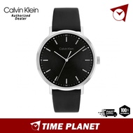 [Official Warranty] Calvin Klein Black Leather Men Watch 25200050