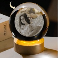 Personalized 3D Crystal Photos Capture Memorable Moments - 4 Styles, Customizable Crystal Pictures, 