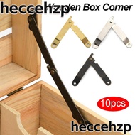 HECCEHZP 10PCS Wooden Box Corner Hardware Cupboard Lid Stays Gift box Frame  Hinge