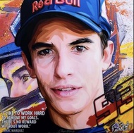 Marc Márquez 馬昆斯| MotoGP 世界電單車錦標賽- Honda 本田 - Keetatat Sitthiket Famous Popart - 泰國 - 普普風 - 正版掛畫 - 現