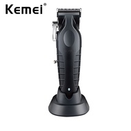 Kemei 2296 Hair Clipper Equipped with Black Matte Brush