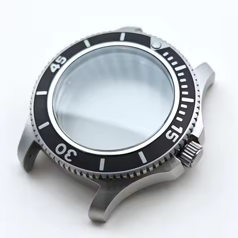 New 42mm 316L Stainless Steel Watch Case for ETA2824 PT5000 Movement Sapphire Glass Watch Shell Watc