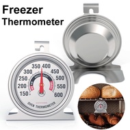 Stainless Steel Freezer Fridge Thermometer with Red Indicator Large Dial Thermometers for Freezers Monitoring