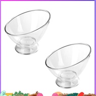 2PCS Clear Coffee Pod Holder Plastic Coffee Capsule Container Creamer Holder Coffee Storage Salad Bo