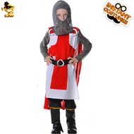 Halloween Little Boy Children European Crusader Stage Costume Party Clothes Role-Playing Costume