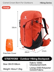 CAMEL CROWN 34L Hiking Backpack | Outdoor Professional Trekking & Climbing Bag | Large Capacity Trav