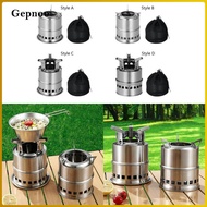 Gepnoo Camping Furnace Compact Wood Burner Furnace for Outdoor Cooking Hiking Beach