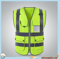 READY STOCK Hi Vis Vest Reflective Protective Clothing Equipment Safety Vest