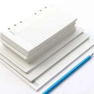 MEICI นักเรียน Grid Dot A5 A6 A7 Spiral Binder Line Daily Planner Loose Leaf Inner Page Paper Refill