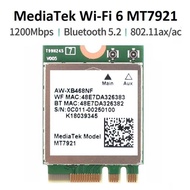- MediaTek WiFi 6 MT7921 Wireless Network Card Bluetooth 5 M.2 NGFF AX