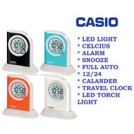 CASIO AUTO LED TOURCH  PQ-75 ALARM CLOCK IN 4 COLOUR