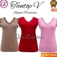 Mega Tanktop Wanita Tank Top Cewe Pakaian Dalam Camisole Tangtop Polos Warna Renda Perempuan Sexy Le