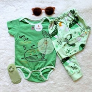 TRISIA - Baby Jumper Set 0-3 months Dino Whale Kids Clothes and Pants Set B8103