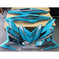 Velozi Coverset Sky Blue Y15ZR V2 Stripe Tanam MX King