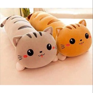 Grey/ Orange Cute Cat Soft Comfy Doll/ Bolster