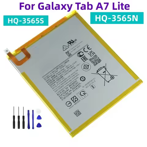 HQ-3565S HQ-3565N For Samsung Galaxy Tab A7 Lite Tablet Battery 4980/5100mAh + Free Tools