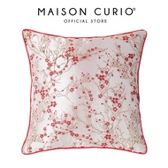 Mini Peony cushion Cover Rouge - 45cm x 45cm