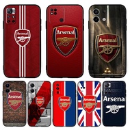 for Redmi 6 6A Pro 7 7A 8 8A 9 9A 9C 9T NFC Arsenal Football Club Soft Black TPU Phone Case