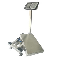 NBZ [READY STOCK ] 304 waterproof Stainless Steel Electronic Platform Scale Commercial Scale Penimba