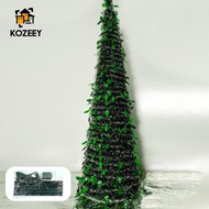 KOZEEY Artificial Christmas Tree Artificial Pencil Christmas Tree Indoor Enterway Foldable Xmas Tree
