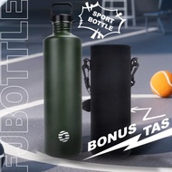 Fjbottle - 2 Liter Jumbo Stainless Steel Sports Drinking Bottle