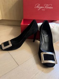 Roger Vivier High Heels suede black size 36.5