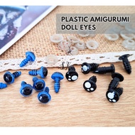 Plastic Doll Eyes Round Amigurumi Crochet Toy Eye Colored Safety Eyes