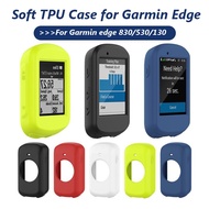 For Garmin Edge 830/530/130/130 Plus GPS Bike Slip-proof Silicone Case +1PCS Soft Screen Film