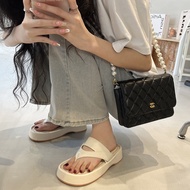 [Hoàn Tiền 15%]( Lấy tăng lên 1 size ) Dép xỏ ngón nữ độn đế 3p siêu nhẹ  dép nữ bánh mỳ quai ngang 