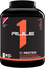 Rule One - R1 Protein - ISO 乳清蛋白分離水解物蛋白粉 5.03磅 (2.28kg) (草莓味)
