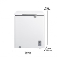 MIDEA CHEST FREEZER WD-186WA