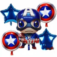 CAPTAIN AMERICA FOIL BALLOONS CAPTAIN AMERICA LOGO FOIL BALLOONS CAPTAIN AMERICA HEAD FOIL BALLOONS 