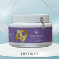 HẤP COLLAGEN TƯƠI PHỤC HỒI TÓC RỒI - KHÔ XƠ - HƯ TỔN DO TẨY UỐN DUỖI NHUỘM A9 500ml ( hũ hay túi tuỳ