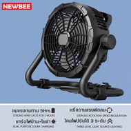 รุ่นX45 พัดลมฉุกเฉินไร้สายLED+เพาเวอร์แบงค์ชาร์จUSB พัดลมพร้อมโคมไฟชาร์จไฟบ้าน+Solar cells อุปกรณ์สำ