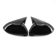 2PCS Side Mirror Cover Trim Replacement For VW Golf 7 7.5 MK7 7.5 GTI R 14-19