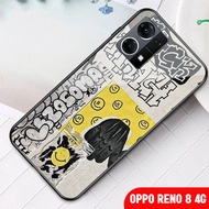 Softcase Glass Kaca OPPO RENO 8 4G - Casing Hp OPPO RENO 8 4G - C99 - Pelindung hp OPPO RENO 8 4G - Case Handphone OPPO RENO 8 4G - Casing Handphone OPPO RENO 8 4G - Softcase oppo RENO 8 4G - Silikon handphone OPPO RENO 8 4G.